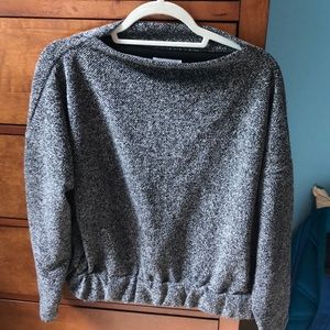 Heather grey sweater